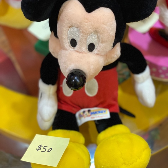 DISNEY PAL MICKEY INTERACTIVE TALKING TOUR GUIDE PLUSH WALT DISNEY WORLD RARE - Picture 1 of 1